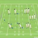 RUGBY - No. 7005 - running and passing