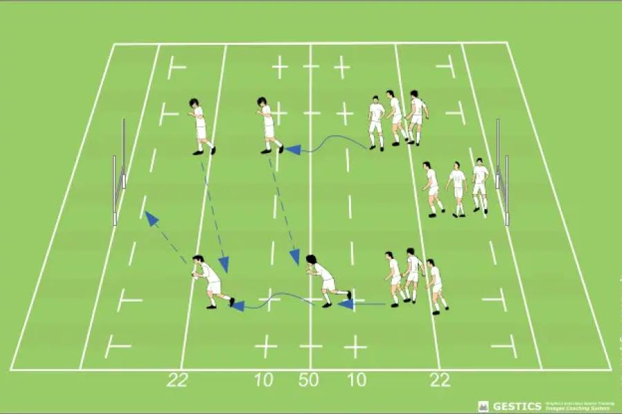 RUGBY - No. 7005 - correr y pasar