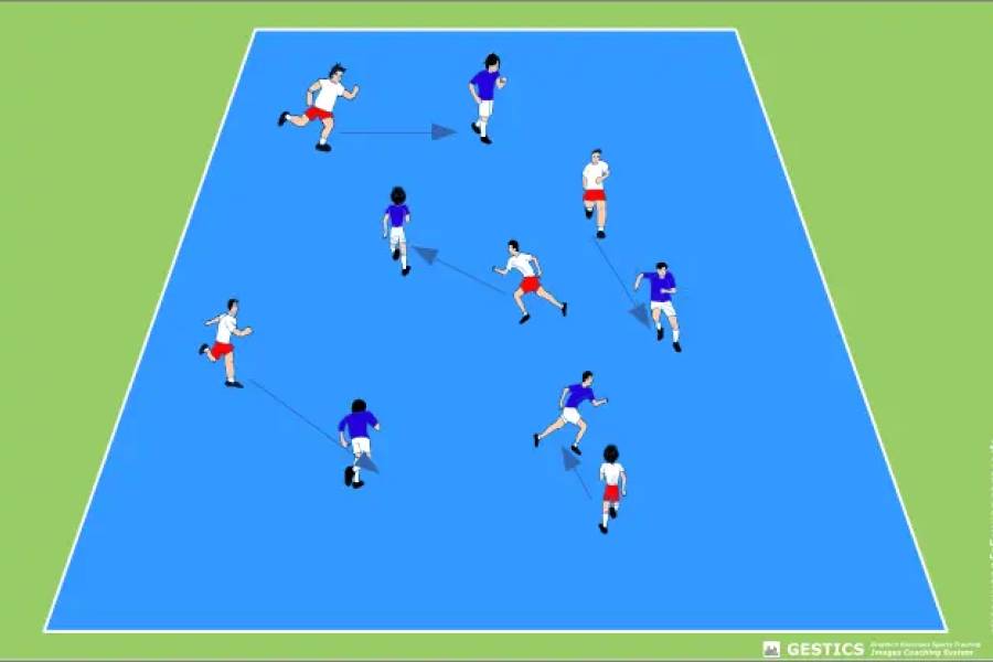 JOGO DE MOVIMENTO E DESPORTO PARA CRIANÇAS - Nº 0021 - caça em equipe