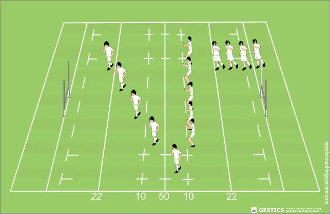 RUGBY - Nr. 7006 - Verfolgung